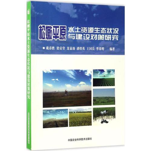 松嫩平原水土资源生态状况与建设对策研究 戴春胜 等 编著 环境科学